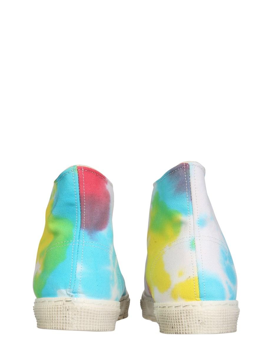 GIENCHI SNEAKER ALTA JEAN MICHEL IN CANVAS CON STAMPA TIE DYE
