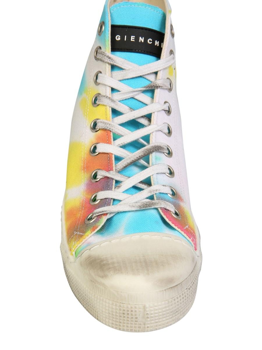 GIENCHI SNEAKER ALTA JEAN MICHEL IN CANVAS CON STAMPA TIE DYE