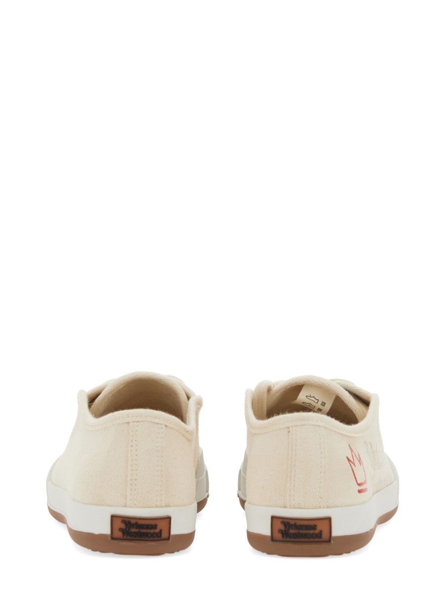 VIVIENNE WESTWOOD SNEAKER ANIMAL GYM IN COTONE RICICLATO