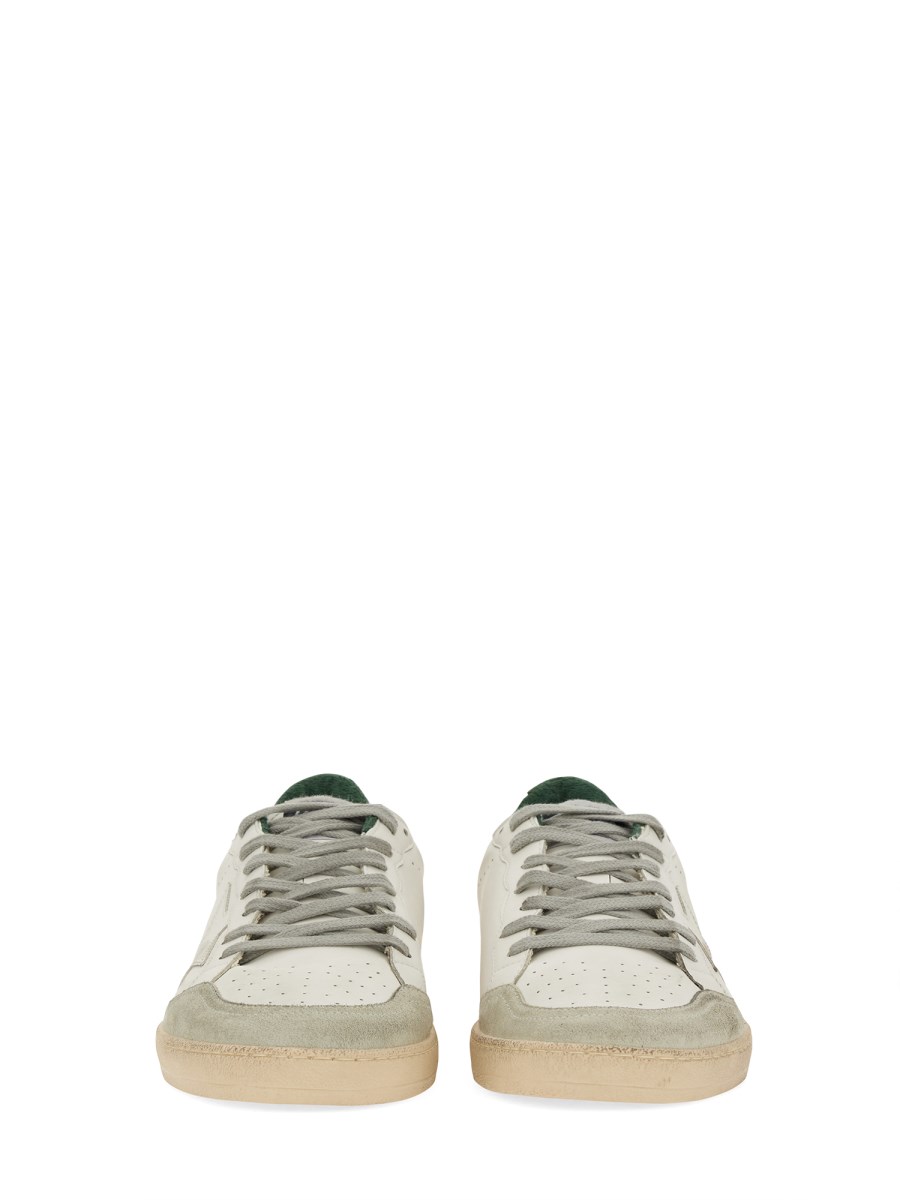 GOLDEN GOOSE SNEAKER "BALL STAR" IN NAPPA CON PUNTA IN SUEDE