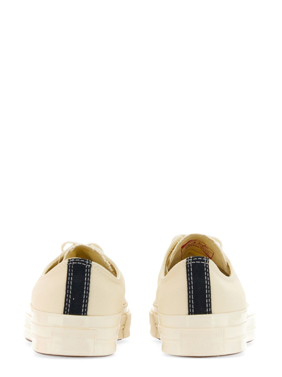 COMME DES GARCONS PLAY CONVERSE SNEAKER BASSA CHUCK 70 CON STAMPA HEART