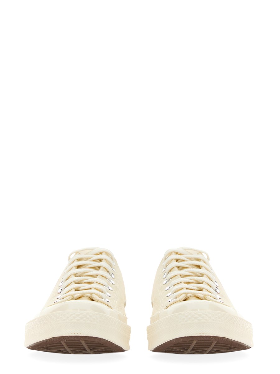 COMME DES GARCONS PLAY CONVERSE SNEAKER BASSA CHUCK 70 CON STAMPA HEART