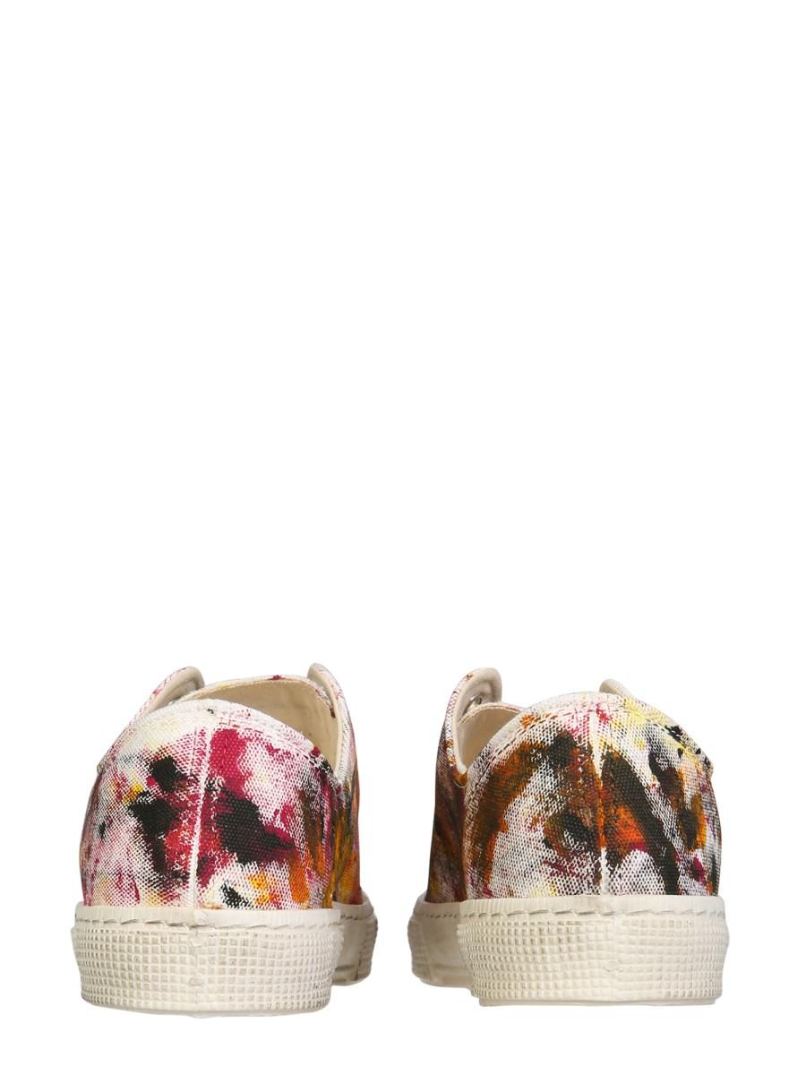 GIENCHI SNEAKER BASSA JEAN MICHEL CON STAMPA VERNICE