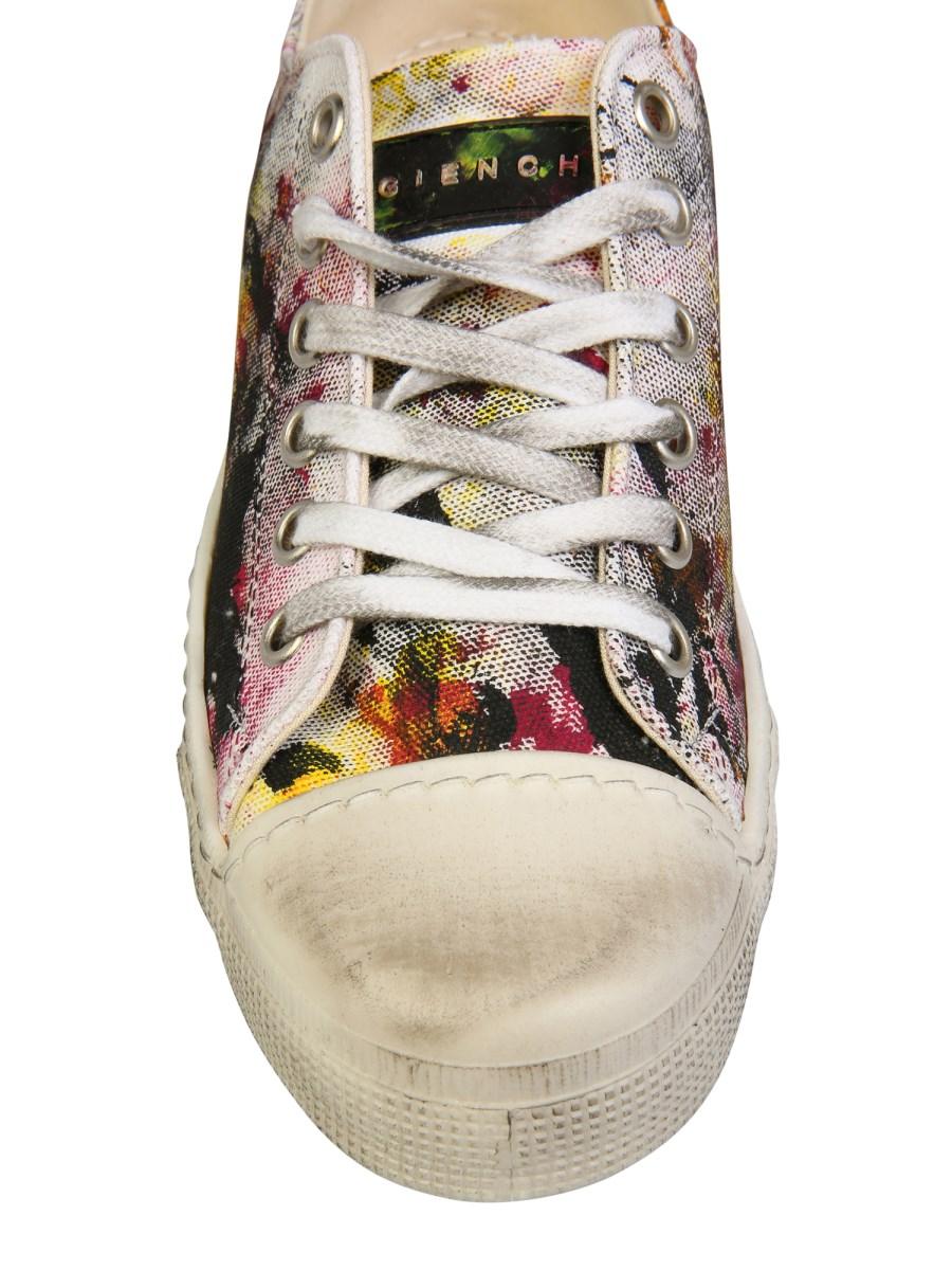 GIENCHI SNEAKER BASSA JEAN MICHEL CON STAMPA VERNICE