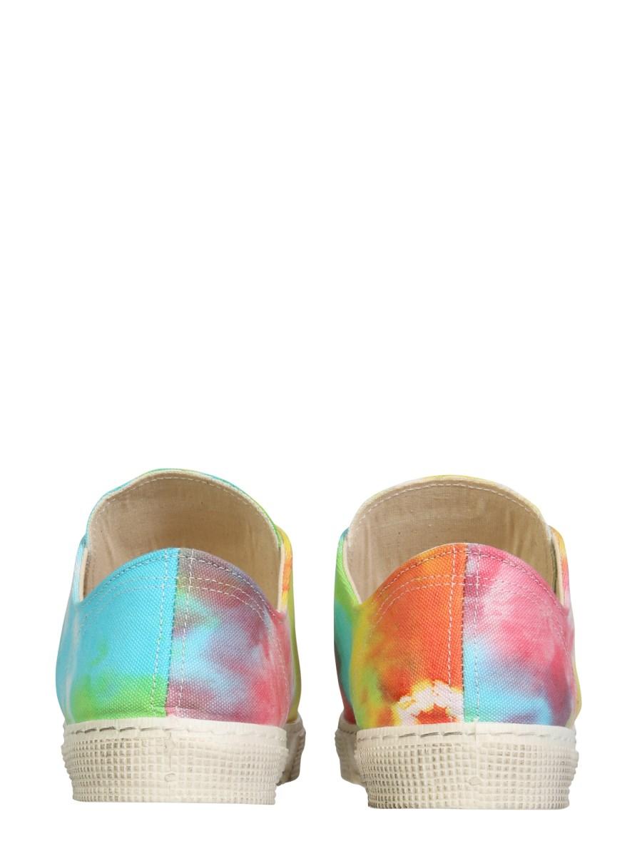 GIENCHI SNEAKER BASSA JEAN MICHEL IN CANVAS CON STAMPA TIE AND DYE