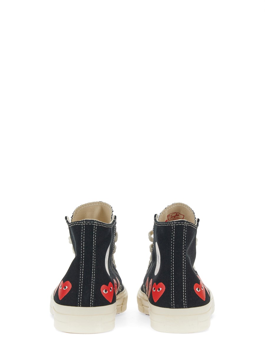 COMME DES GARCONS PLAY CONVERSE SNEAKER "CHUCK 70" IN TELA DI COTONE