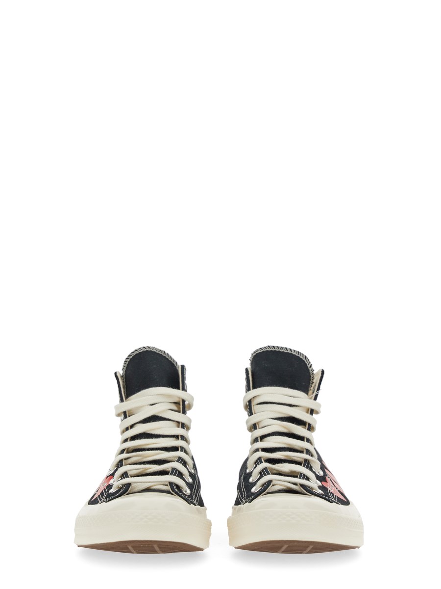 COMME DES GARCONS PLAY CONVERSE SNEAKER "CHUCK 70" IN TELA DI COTONE