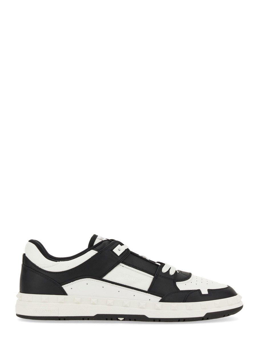 VALENTINO GARAVANI SNEAKER LOW TOP FREEDOTS IN VITELLO