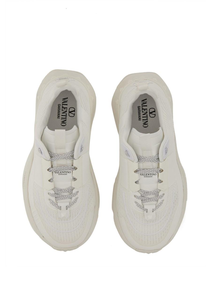 VALENTINO GARAVANI SNEAKER LOW TOP TRUE ACT IN MESH E TESSUTO GOMMATO