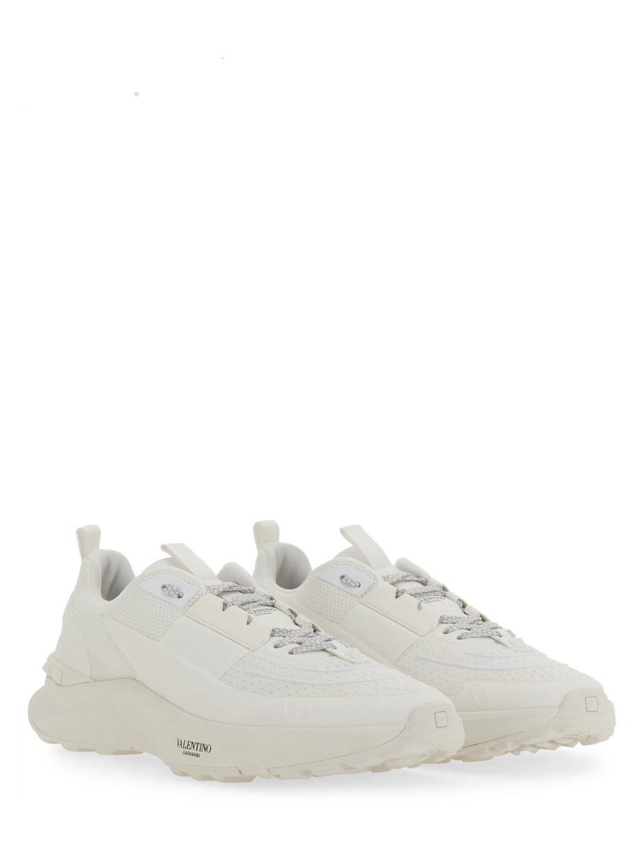 VALENTINO GARAVANI SNEAKER LOW TOP TRUE ACT IN MESH E TESSUTO GOMMATO