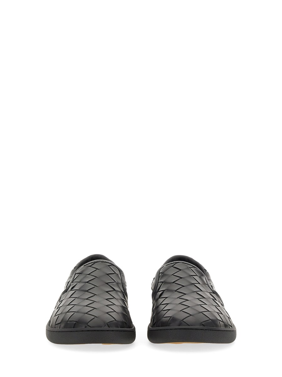 BOTTEGA VENETA SNEAKER "SAWYER" IN PELLE CON MOTIVO INTRECCIATO