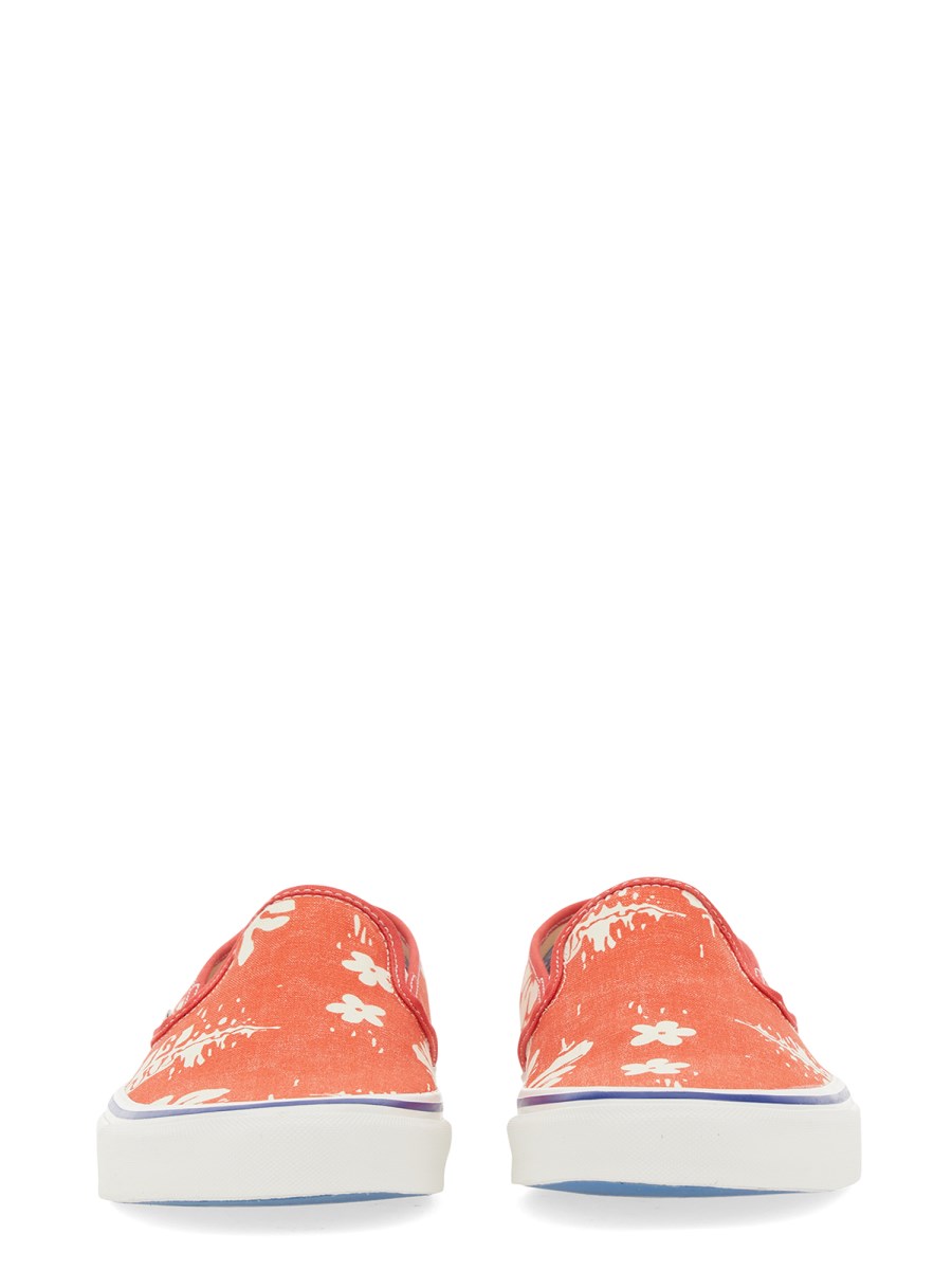 VANS SNEAKER SLIP-ON ANAHEIM FACTORY48 DECK DX CON STAMPA FLOREALE