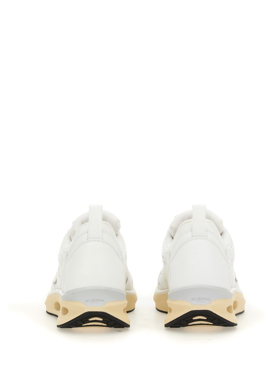 VALENTINO GARAVANI SNEAKER "VLOGO EASYJOG" IN VITELLO E TESSUTO