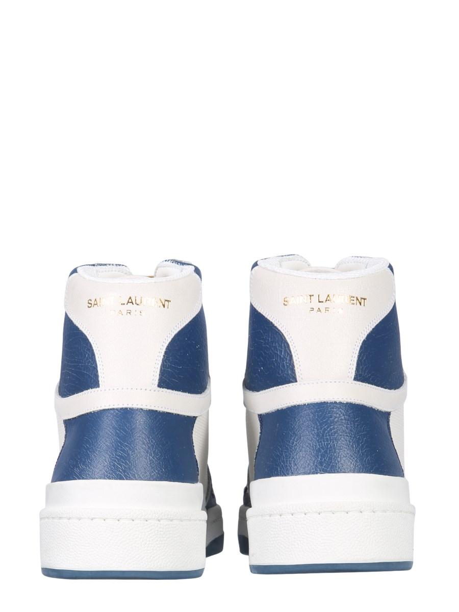 SAINT LAURENT SNEAKERS BASSE SL/24 IN PELLE TRAFORATA