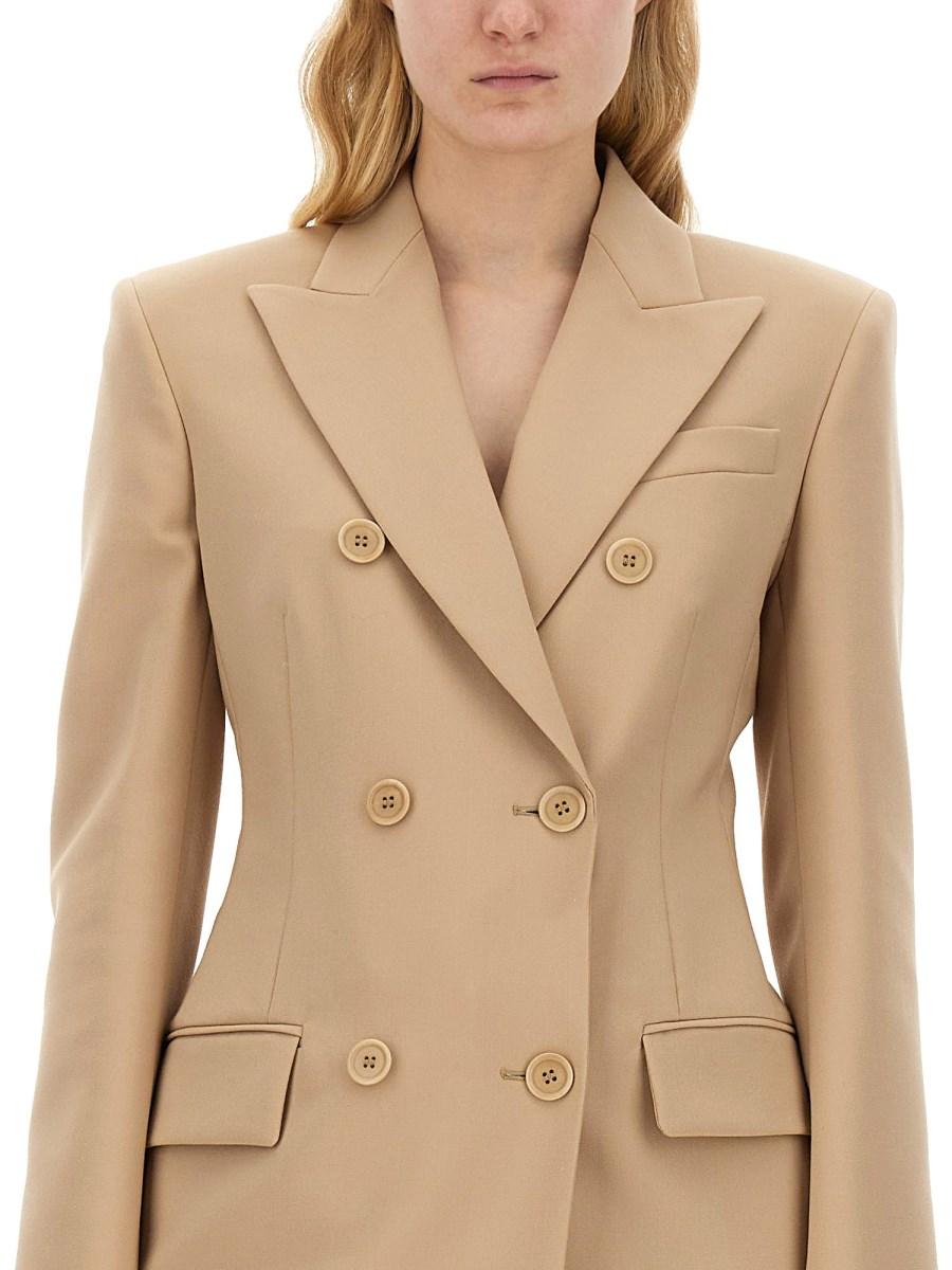 SPORTMAX BLAZER DOPPIOPETTO "GELLY" IN LANA STRETCH