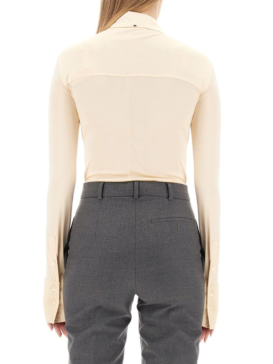 SPORTMAX BODY A CAMICIA PERA