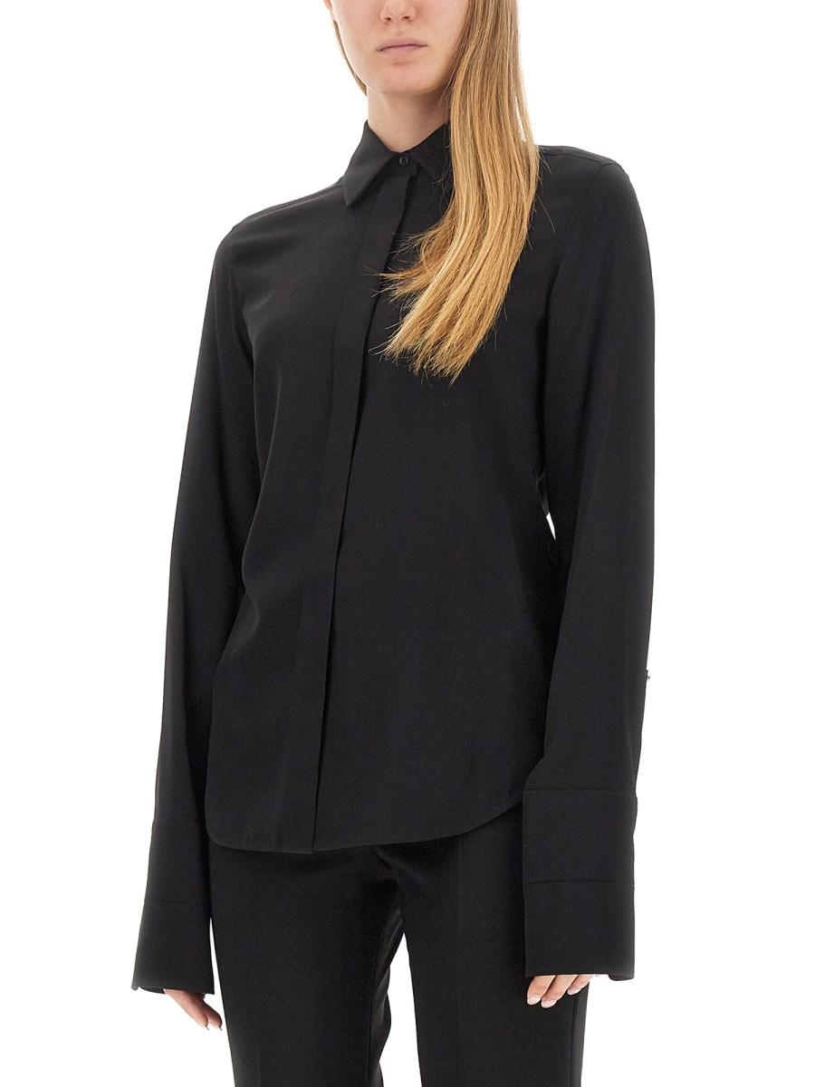 SPORTMAX CAMICIA ALGEBRA IN SETA