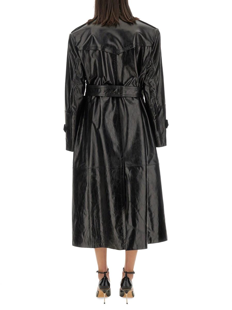 SPORTMAX CAPPOTTO "ALFEO" IN PELLE