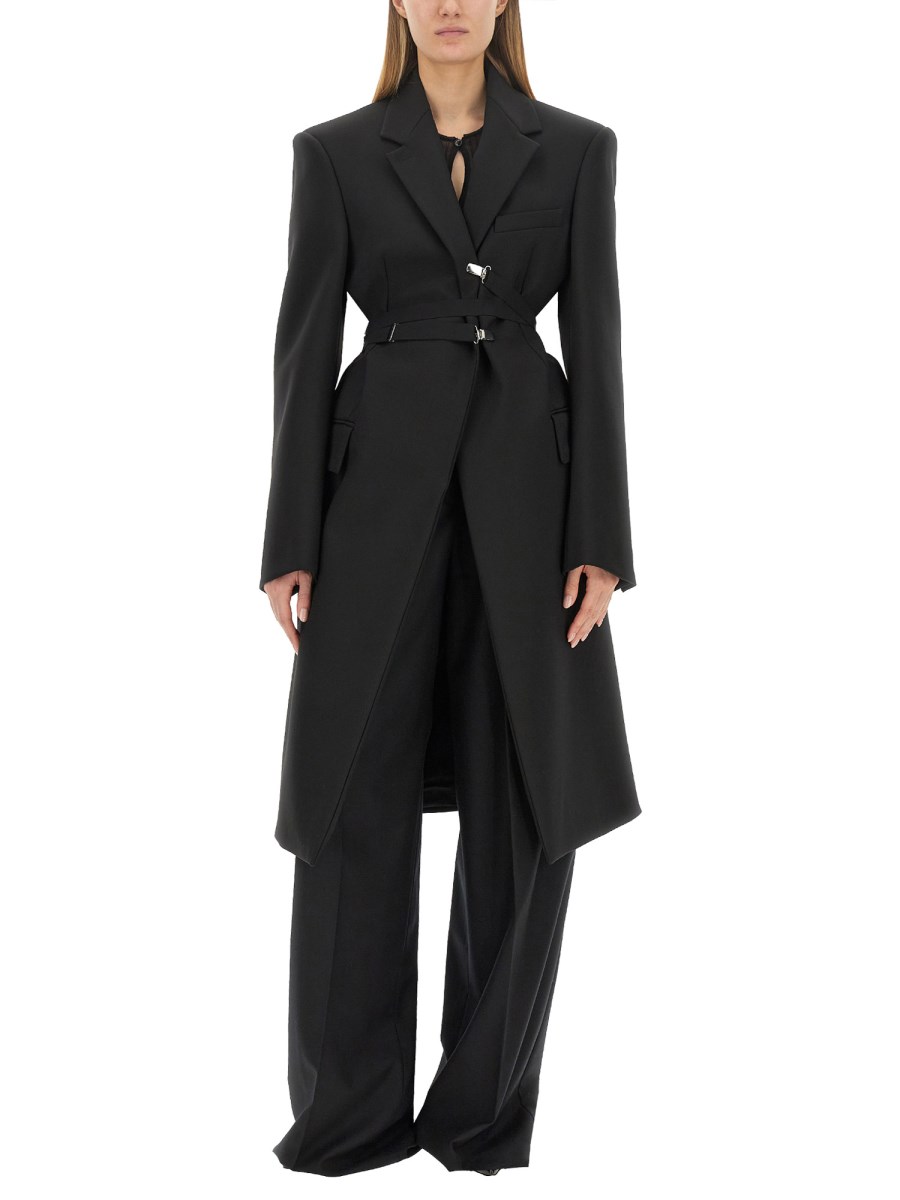 SPORTMAX CAPPOTTO "ASSIRO" CON CINTURA ELASTICA
