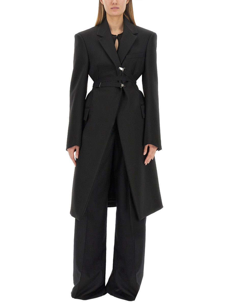 SPORTMAX CAPPOTTO "ASSIRO" CON CINTURA ELASTICA