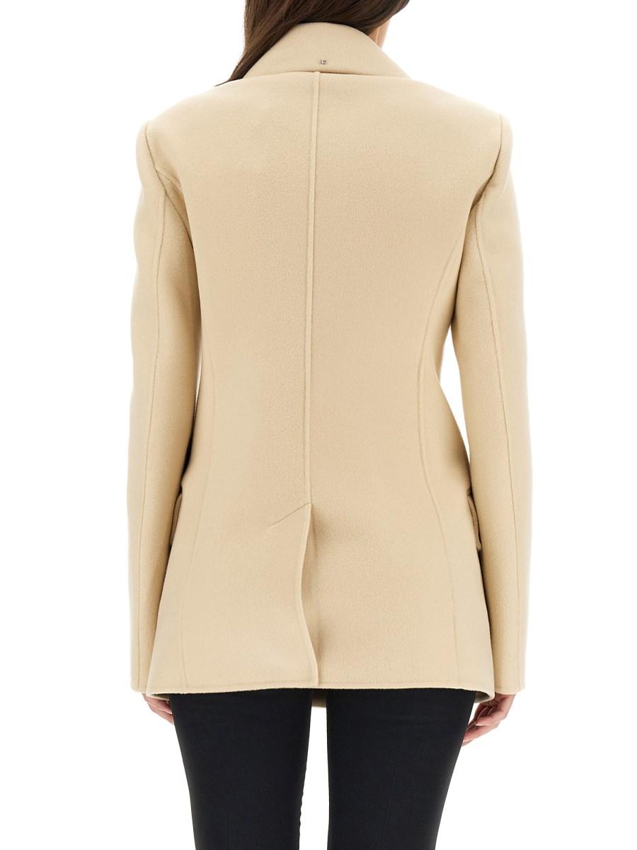 SPORTMAX CAPPOTTO DOPPIOPETTO IN LANA