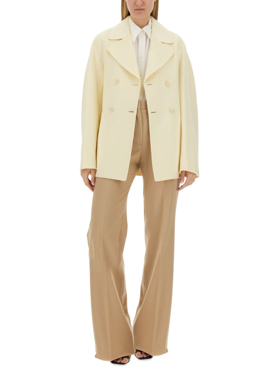 SPORTMAX CAPPOTTO IN LANA CON CINTURA