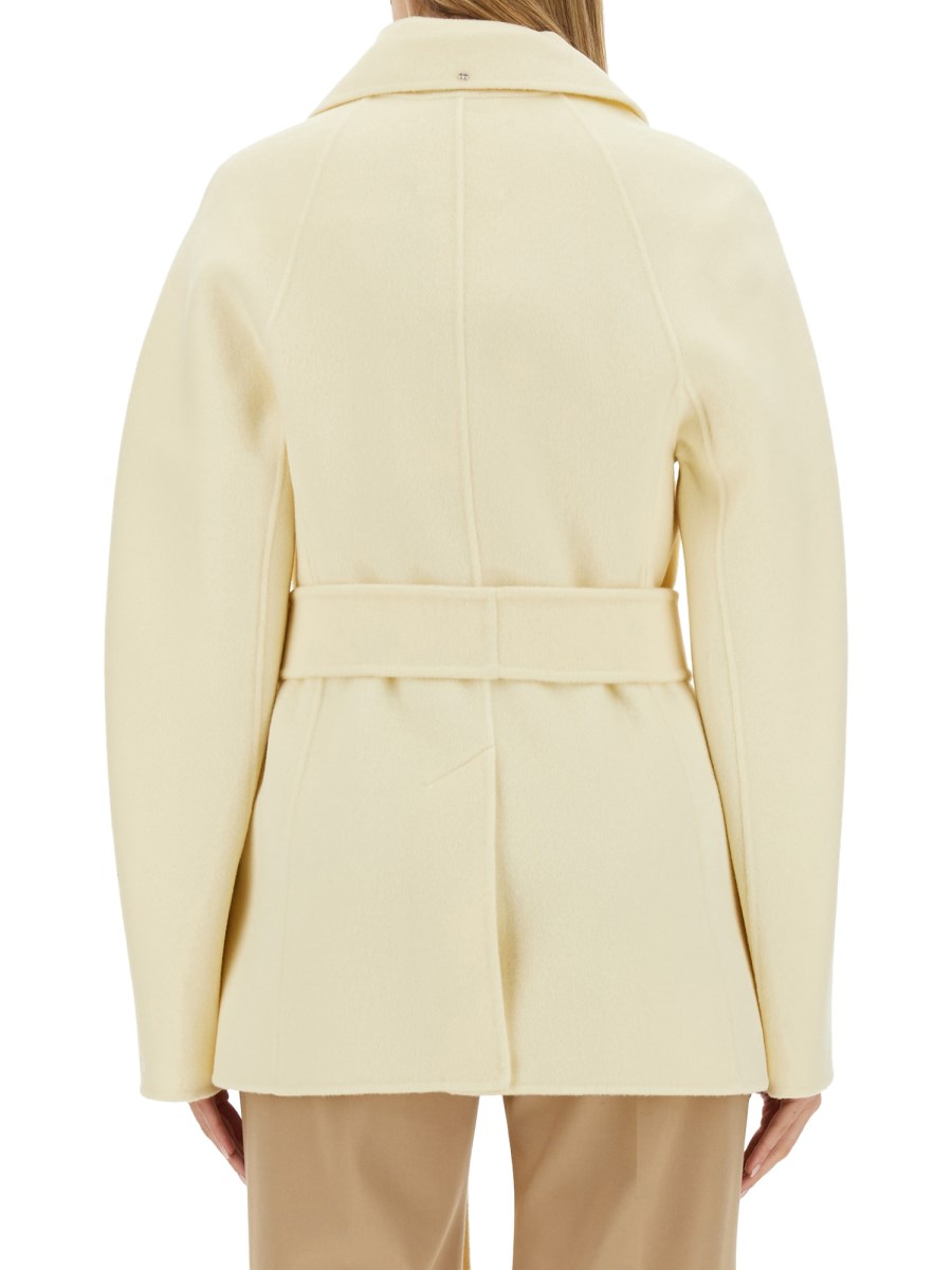 SPORTMAX CAPPOTTO IN LANA CON CINTURA