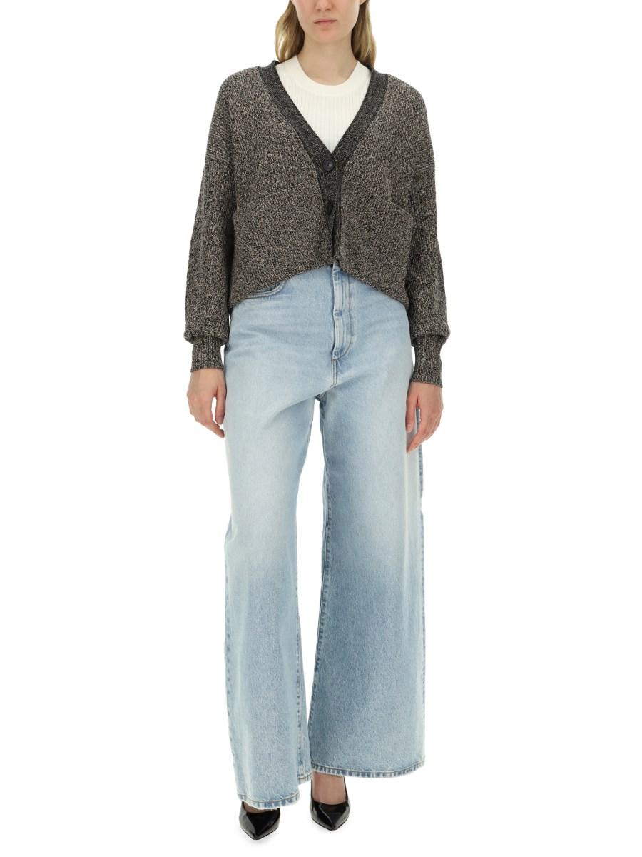 SPORTMAX CARDIGAN "POOL" MAXI