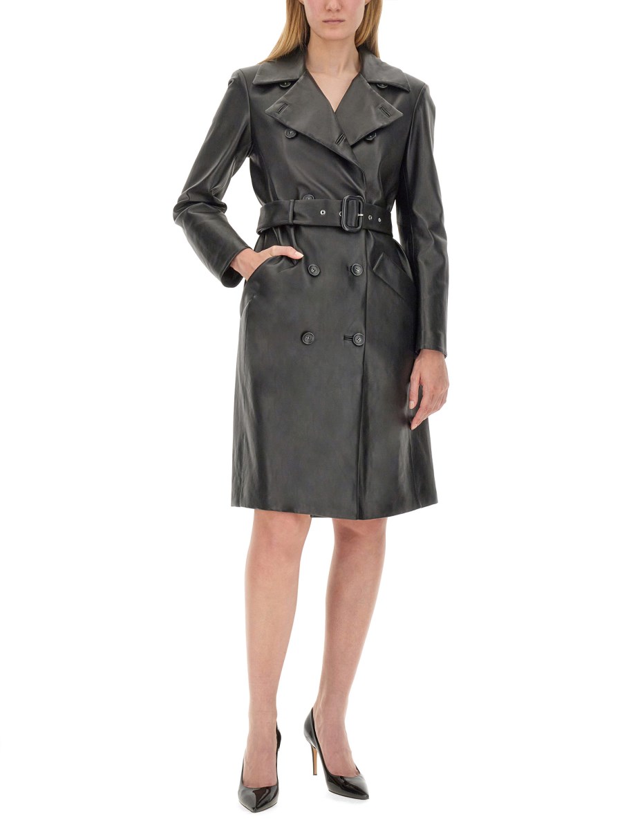 SPORTMAX GIACCA "GIOSTRA" IN PELLE