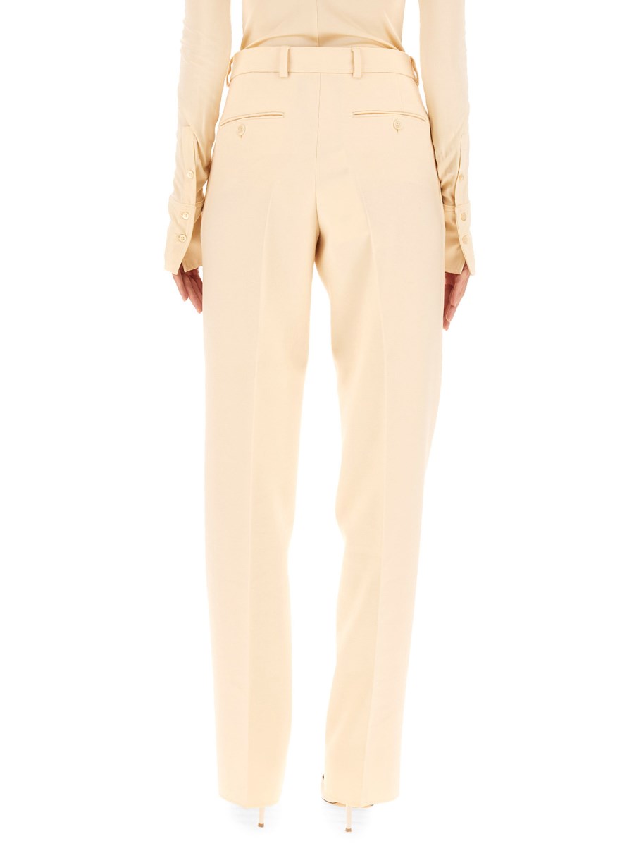 SPORTMAX PANTALONE REGULAR FIT IN LANA