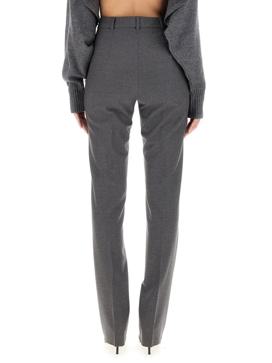 SPORTMAX PANTALONE SLIM FIT IN LANA