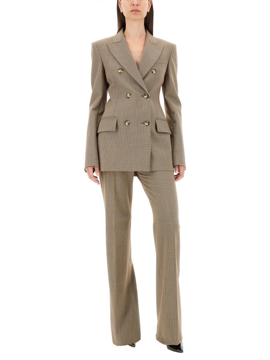 SPORTMAX PANTALONE TESO IN LANA