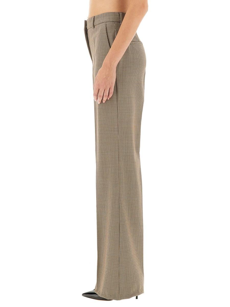 SPORTMAX PANTALONE TESO IN LANA