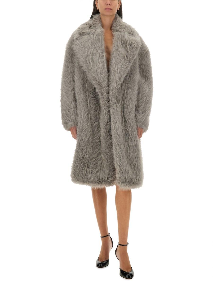 SPORTMAX PELLICCIA "MANICO" IN ECO FUR