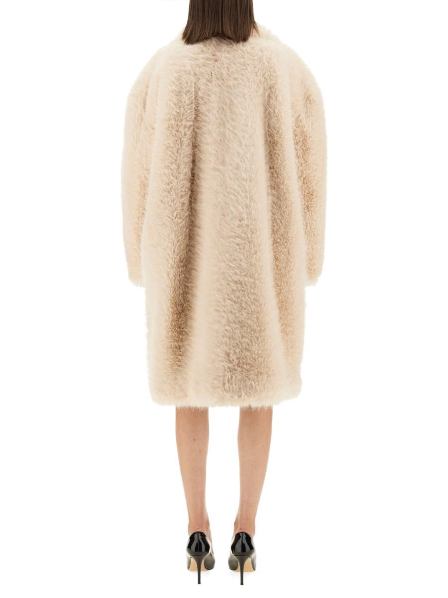 SPORTMAX PELLICCIA "MANICO" IN ECO FUR