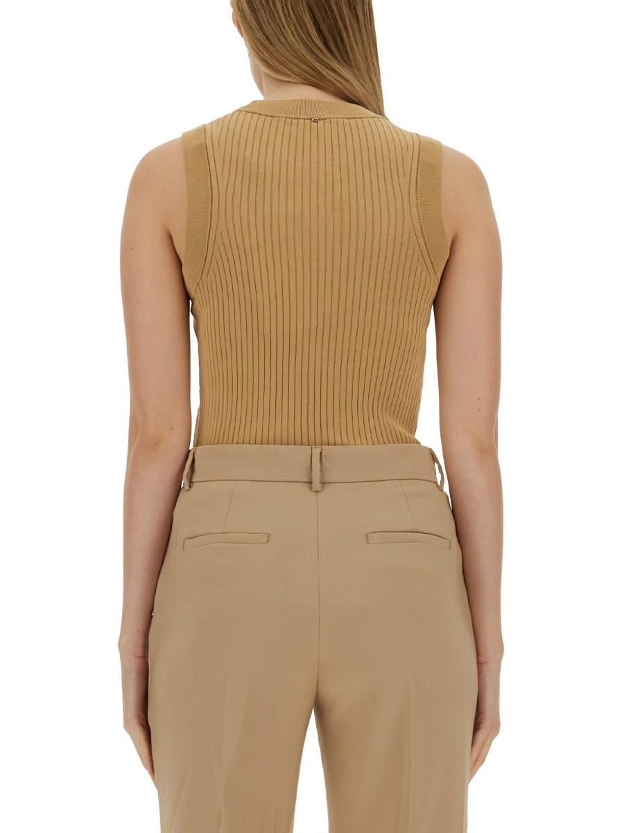 SPORTMAX TOP "TOLEDO" IN JERSEY DI COTONE