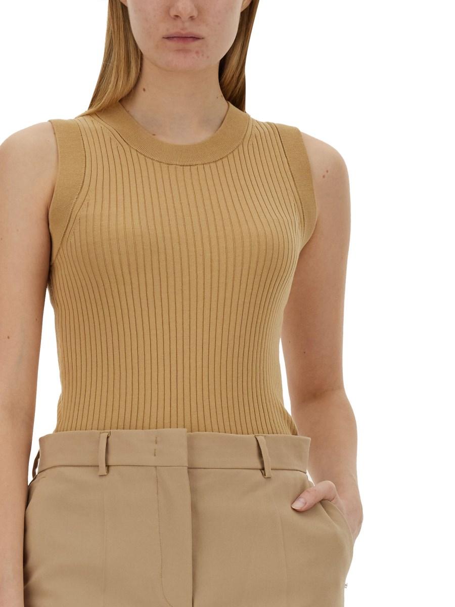 SPORTMAX TOP "TOLEDO" IN JERSEY DI COTONE