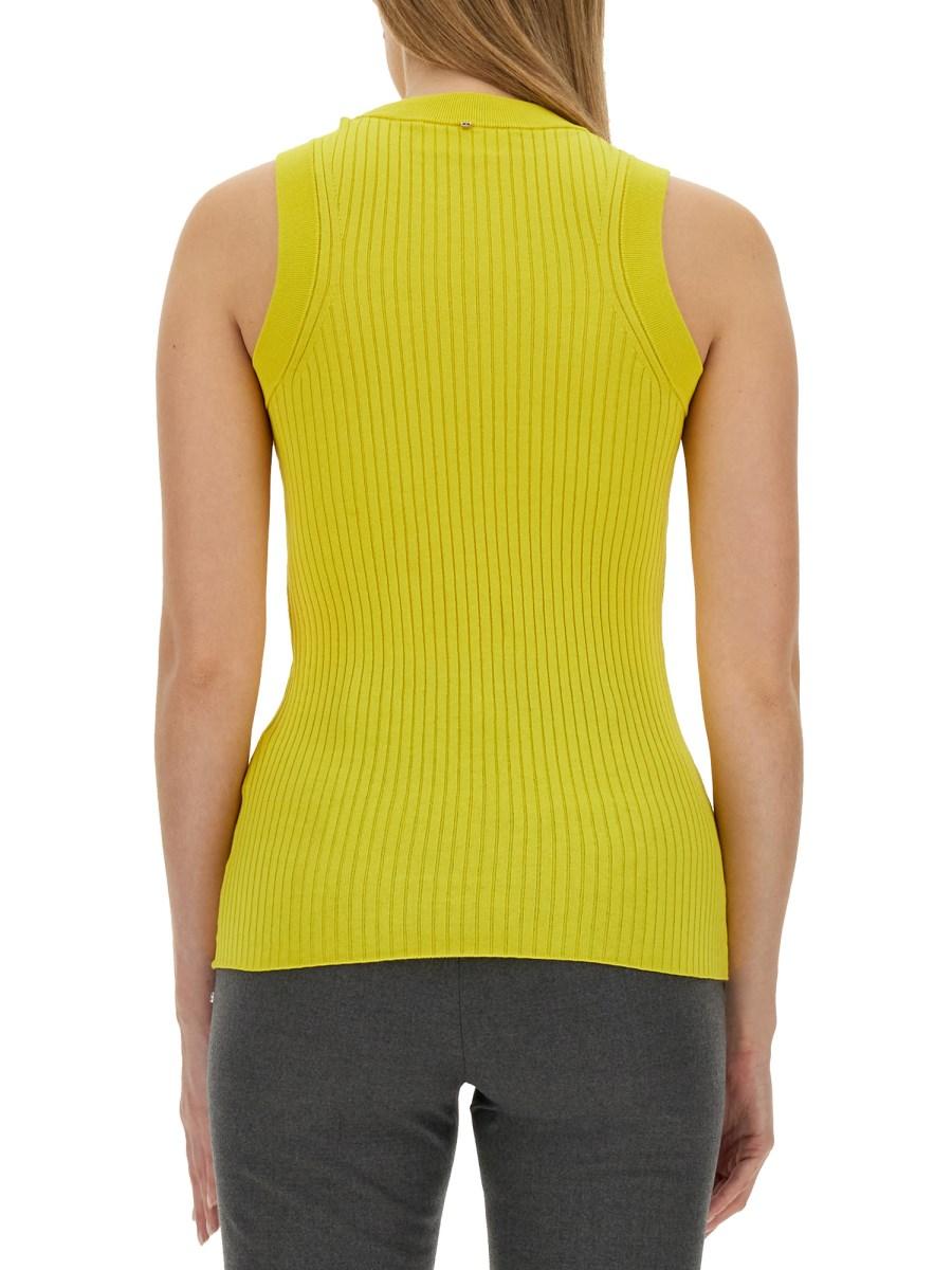 SPORTMAX TOP "TOLEDO" IN JERSEY DI COTONE