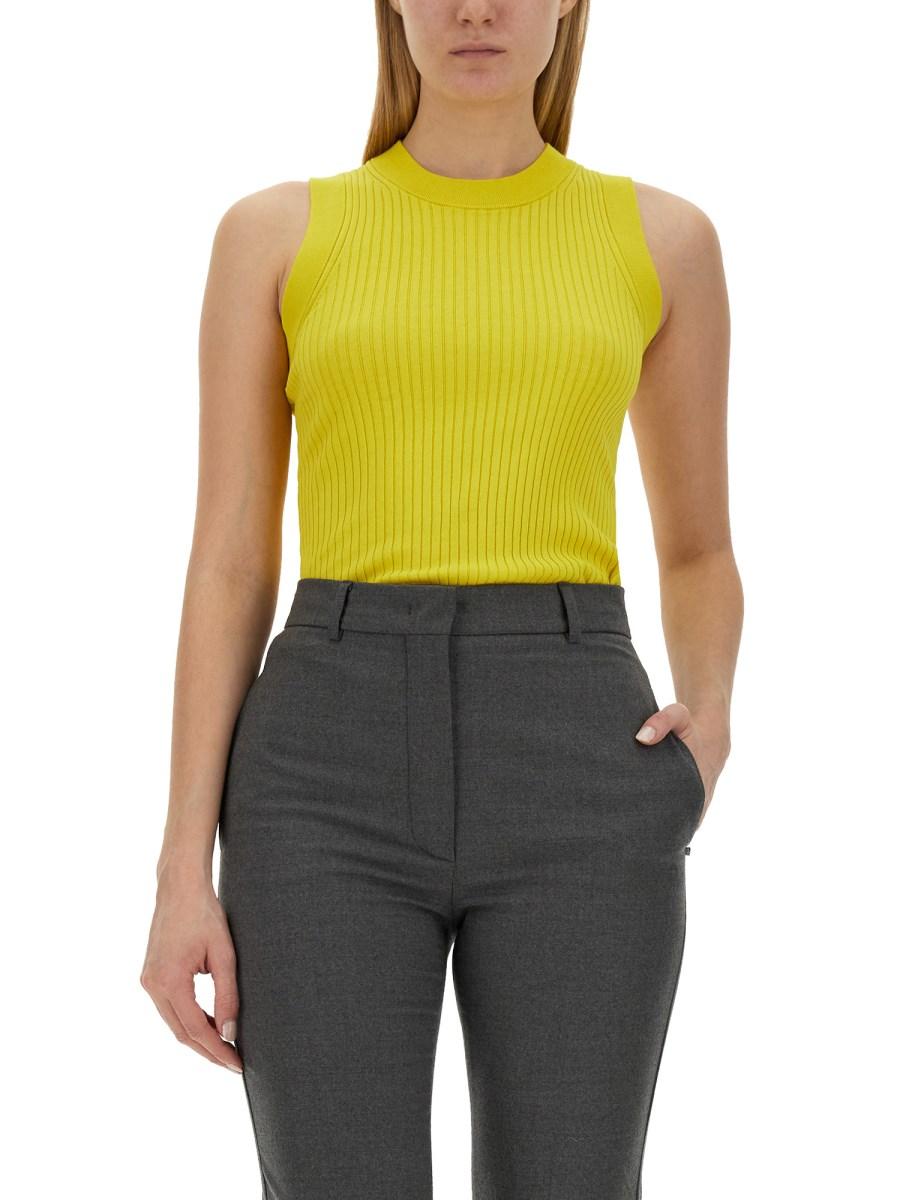 SPORTMAX TOP "TOLEDO" IN JERSEY DI COTONE