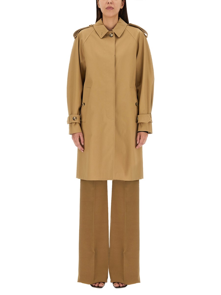SPORTMAX TRENCH IN COTONE CON BOTTONI