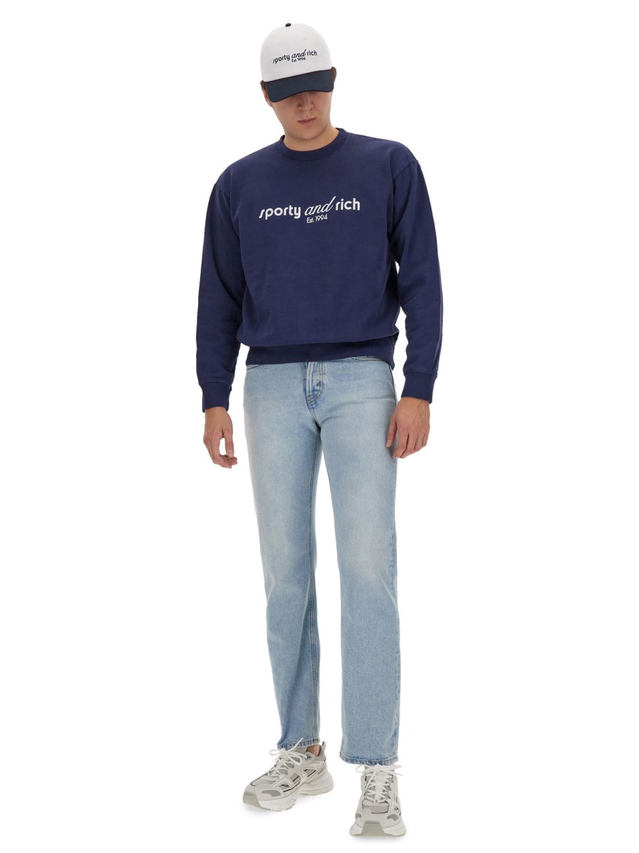 SPORTY&RICH FELPA CO LOGO
