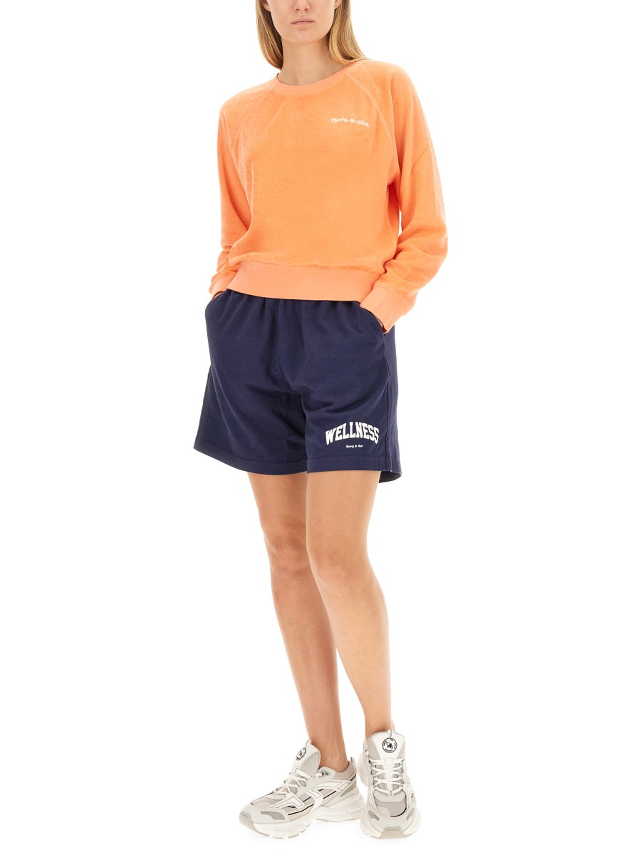 SPORTY&RICH FELPA CON LOGO