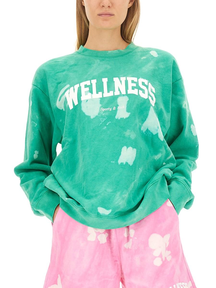 SPORTY&RICH FELPA CON LOGO