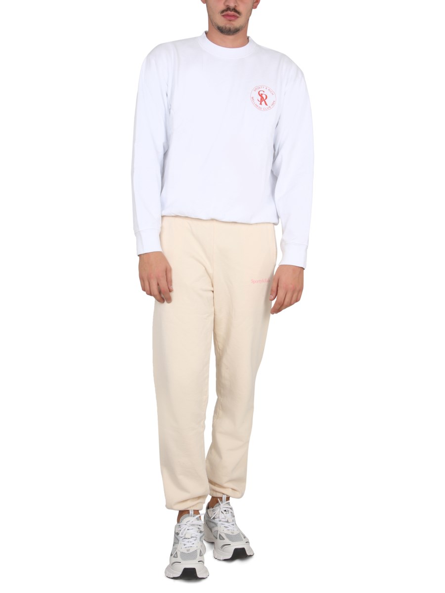 SPORTY&RICH FELPA IN COTONE CON LOGO