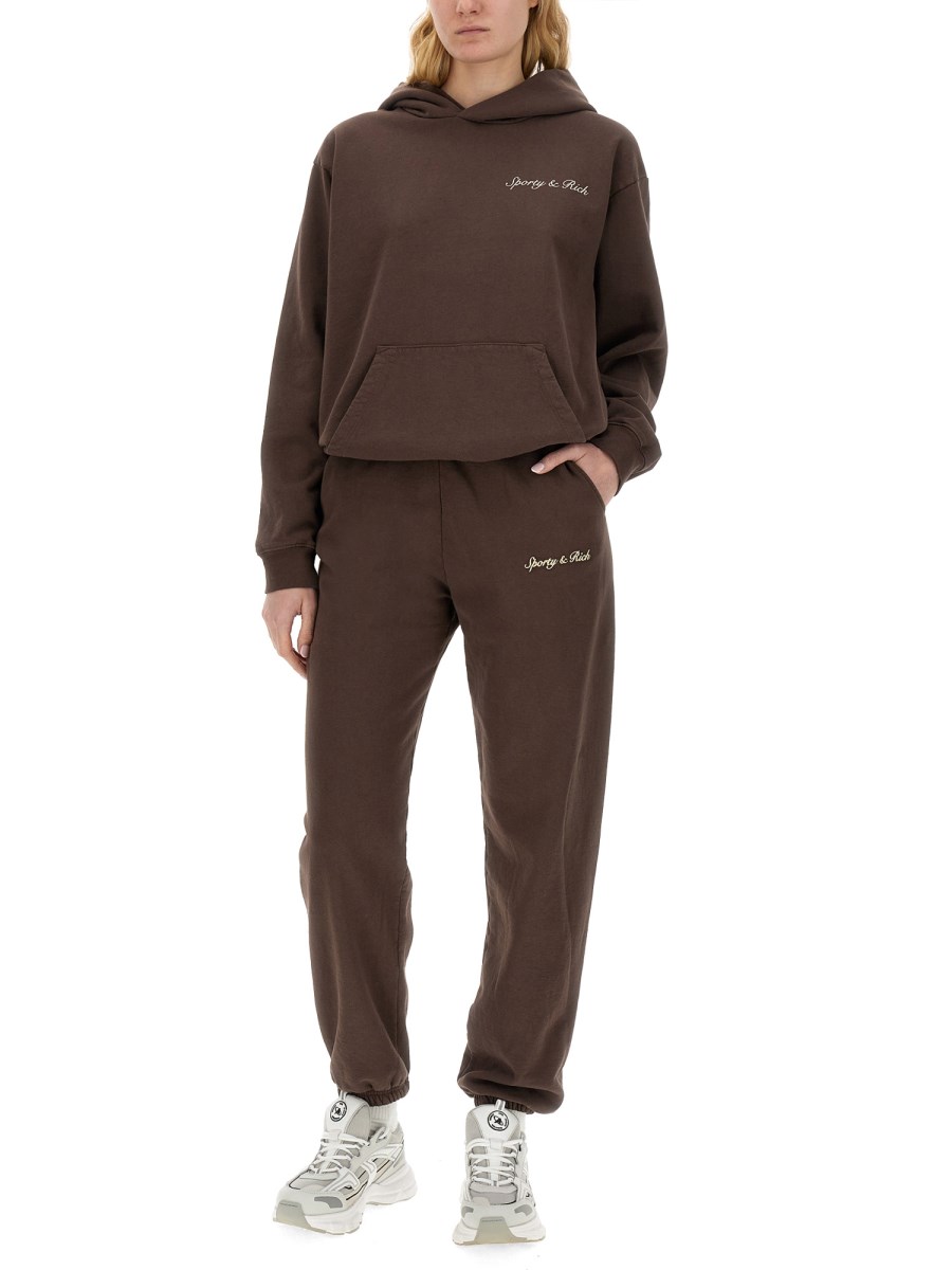 SPORTY&RICH PANTALONE JOGGING CON LOGO