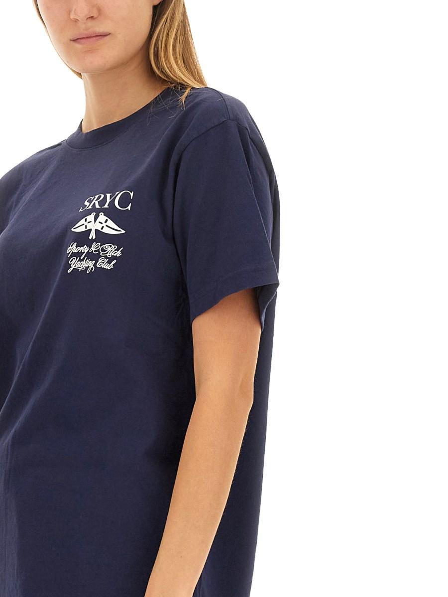SPORTY&RICH T-SHIRT CON LOGO