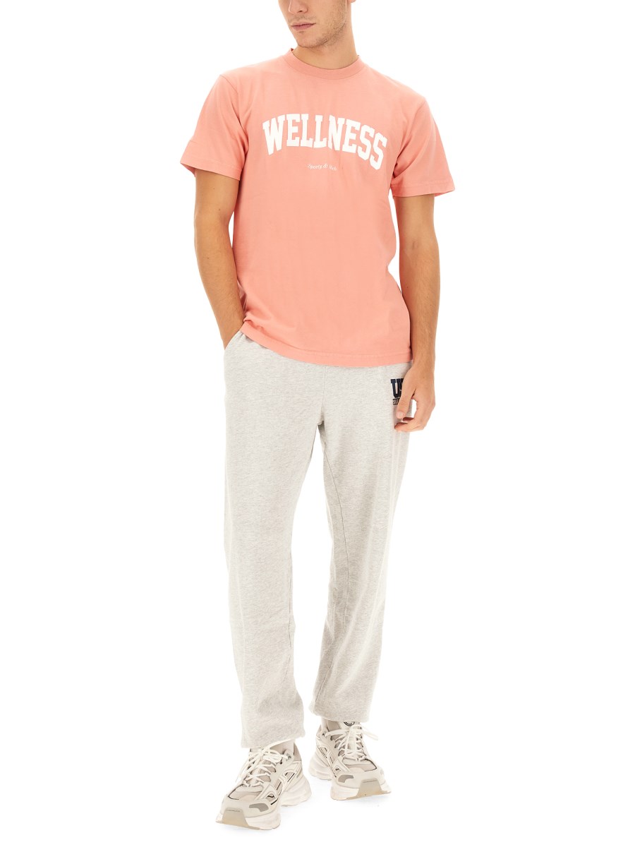 SPORTY&RICH T-SHIRT CON STAMPA LOGO