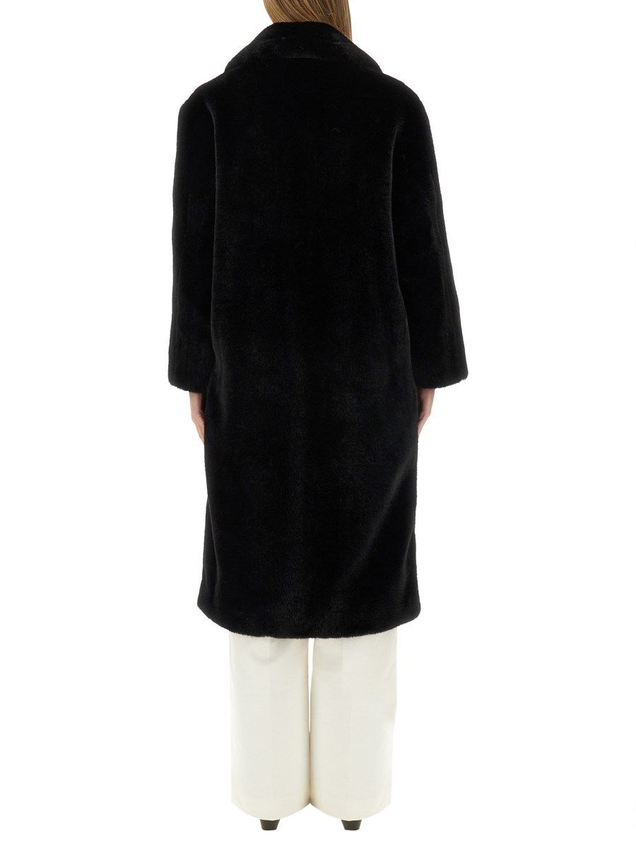 STAND CAPPOTTO LUNGO MARIA IN PELLICCIA ECOLOGICA
