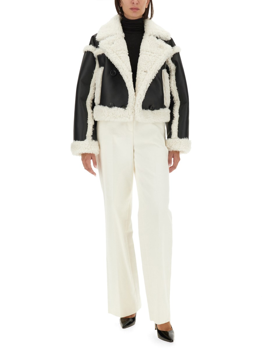 STAND GIACCA CORTA "KRISTY" IN ECO SHERLING