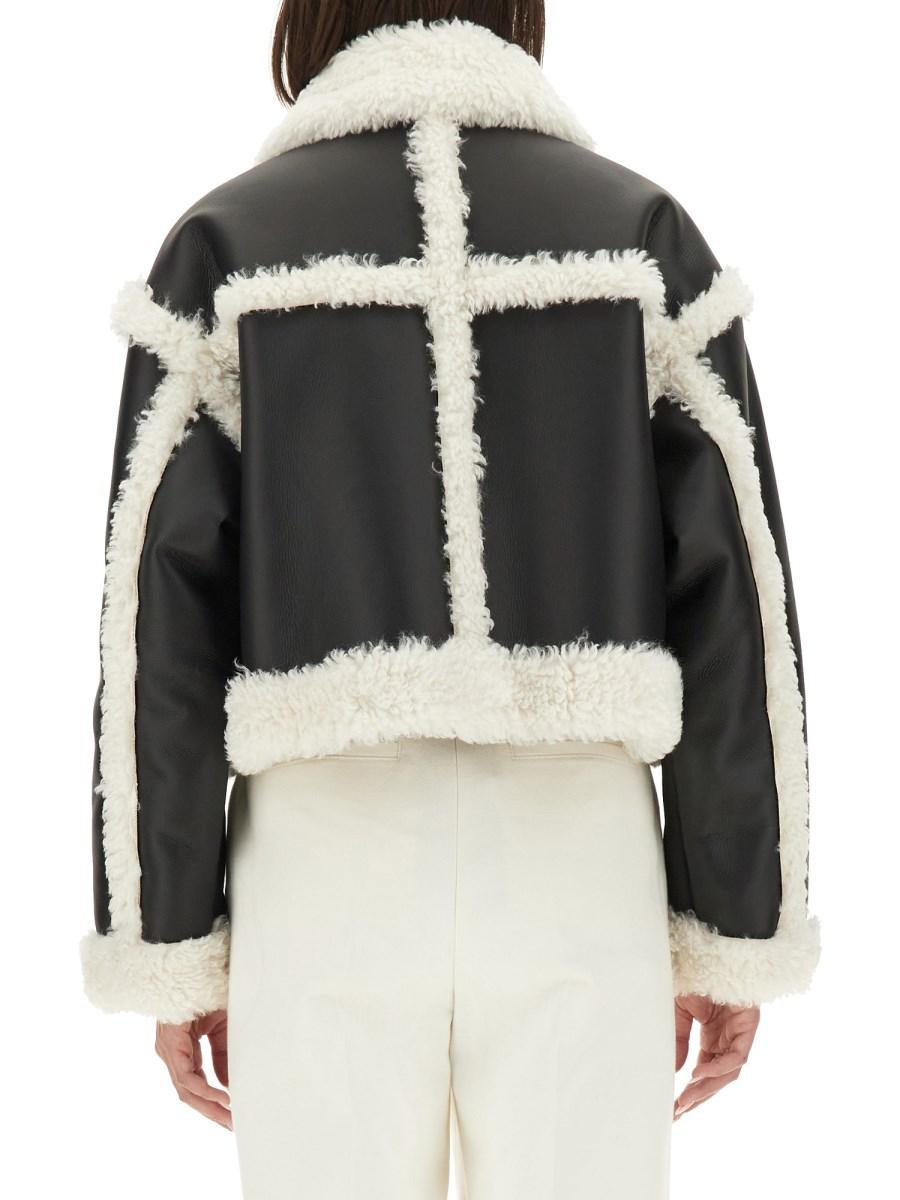 STAND GIACCA CORTA "KRISTY" IN ECO SHERLING